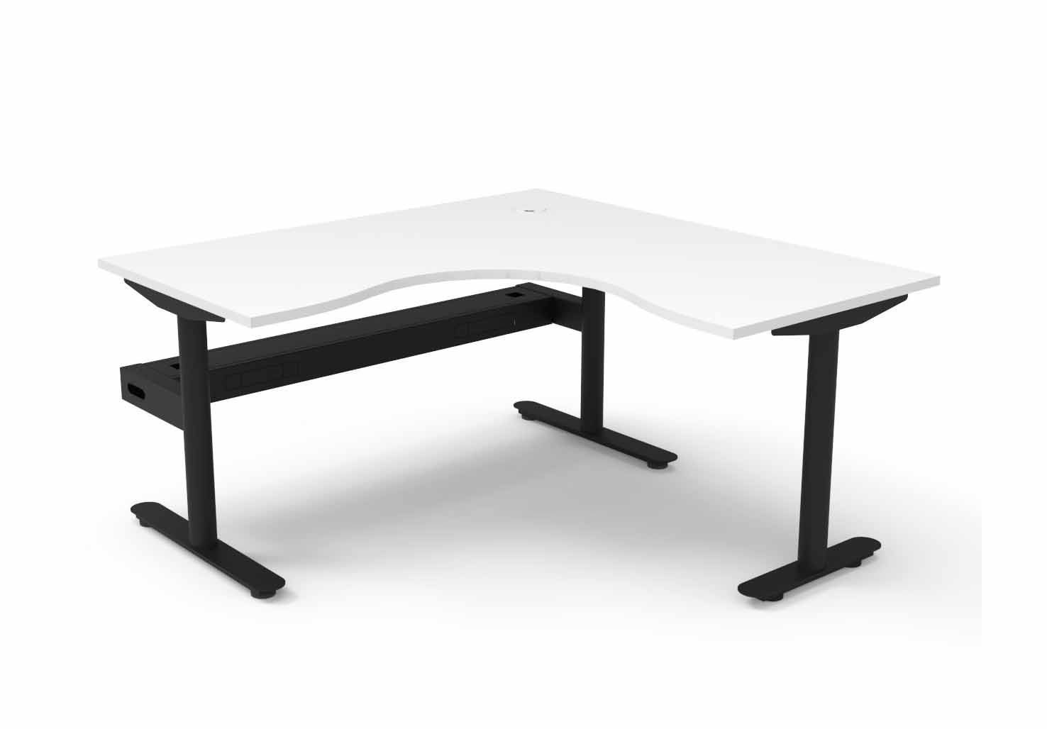 Halo Static Corner Workstation 1500x1500 CTNWBS